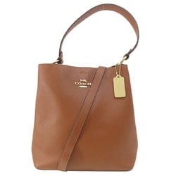Coach 91122 Metal Tote Bag Leather Women's