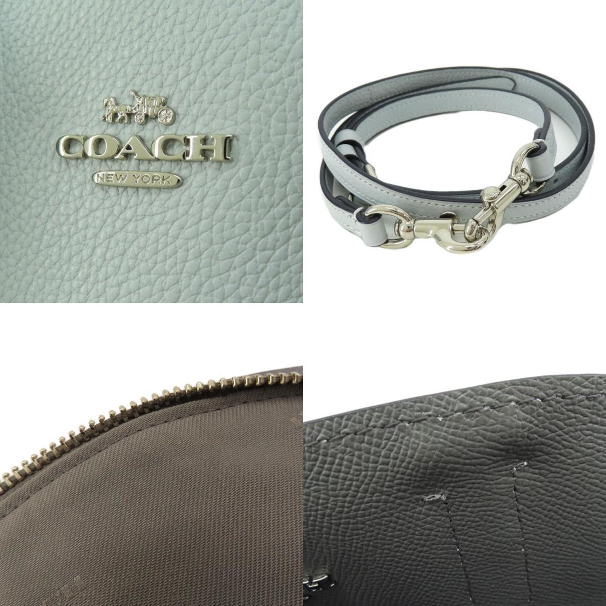 Coach 30951 Metal Tote Bag Leather Women's