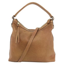 Gucci 326514 Interlocking G Handbag Leather Women's