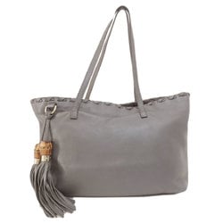 Gucci 354665 Bamboo Tassel Outlet Tote Bag Leather Women's