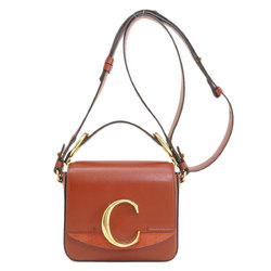 Chloé Chloe Long Shoulder C Bag Leather Women's