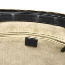 GUCCI Micro Guccissima Tote Bag Shoulder Leather Black 449656