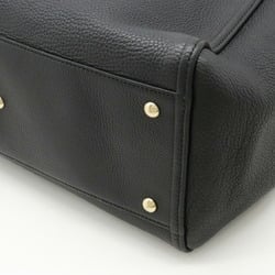GUCCI Soho Cellarius Tassel Tote Bag Shoulder Leather Black 282309