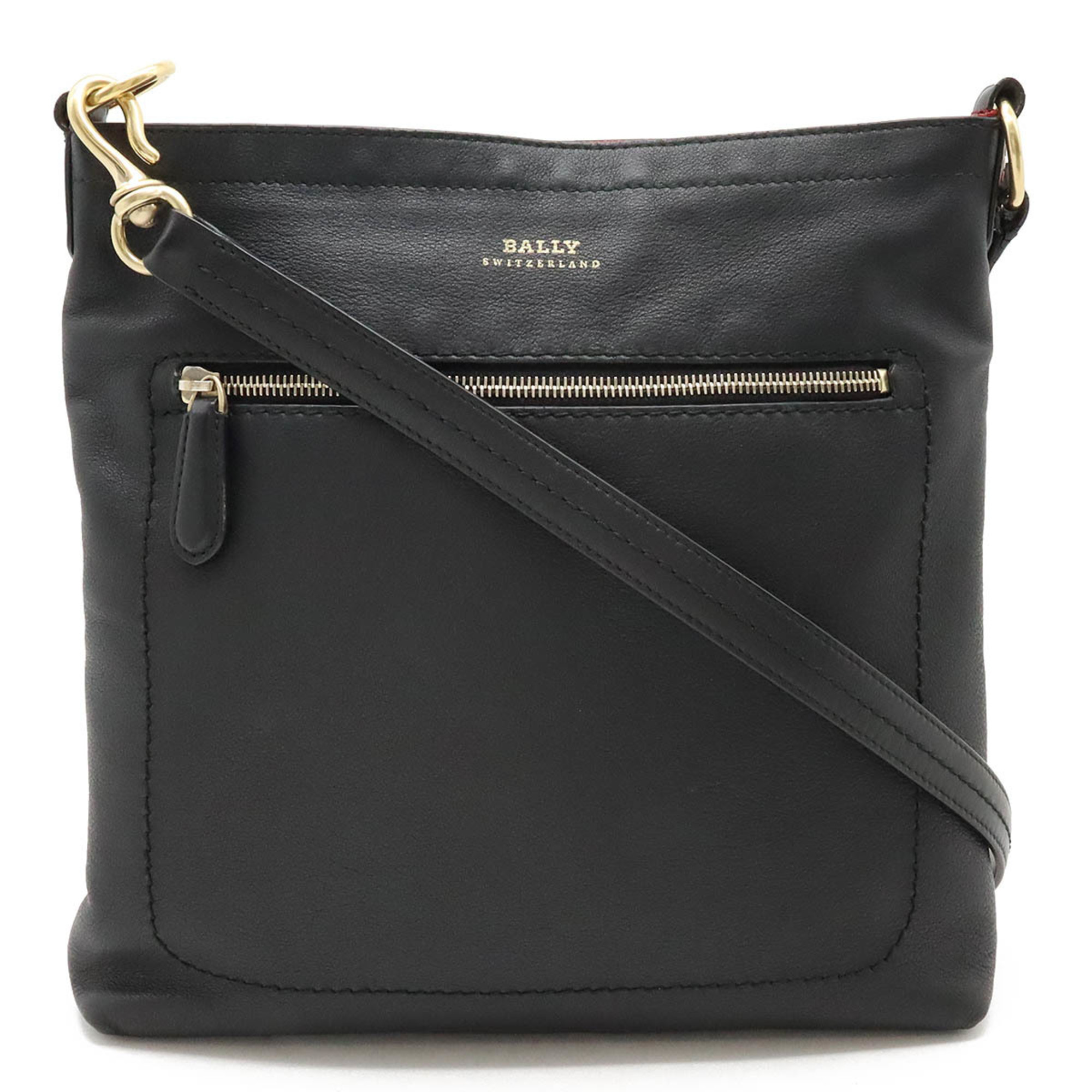 BALLY Shoulder bag Leather Black