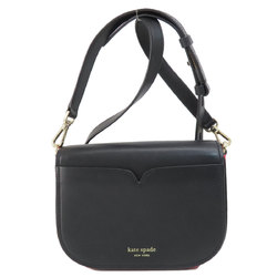 Kate Spade Heart Motif Shoulder Bag Leather Women's