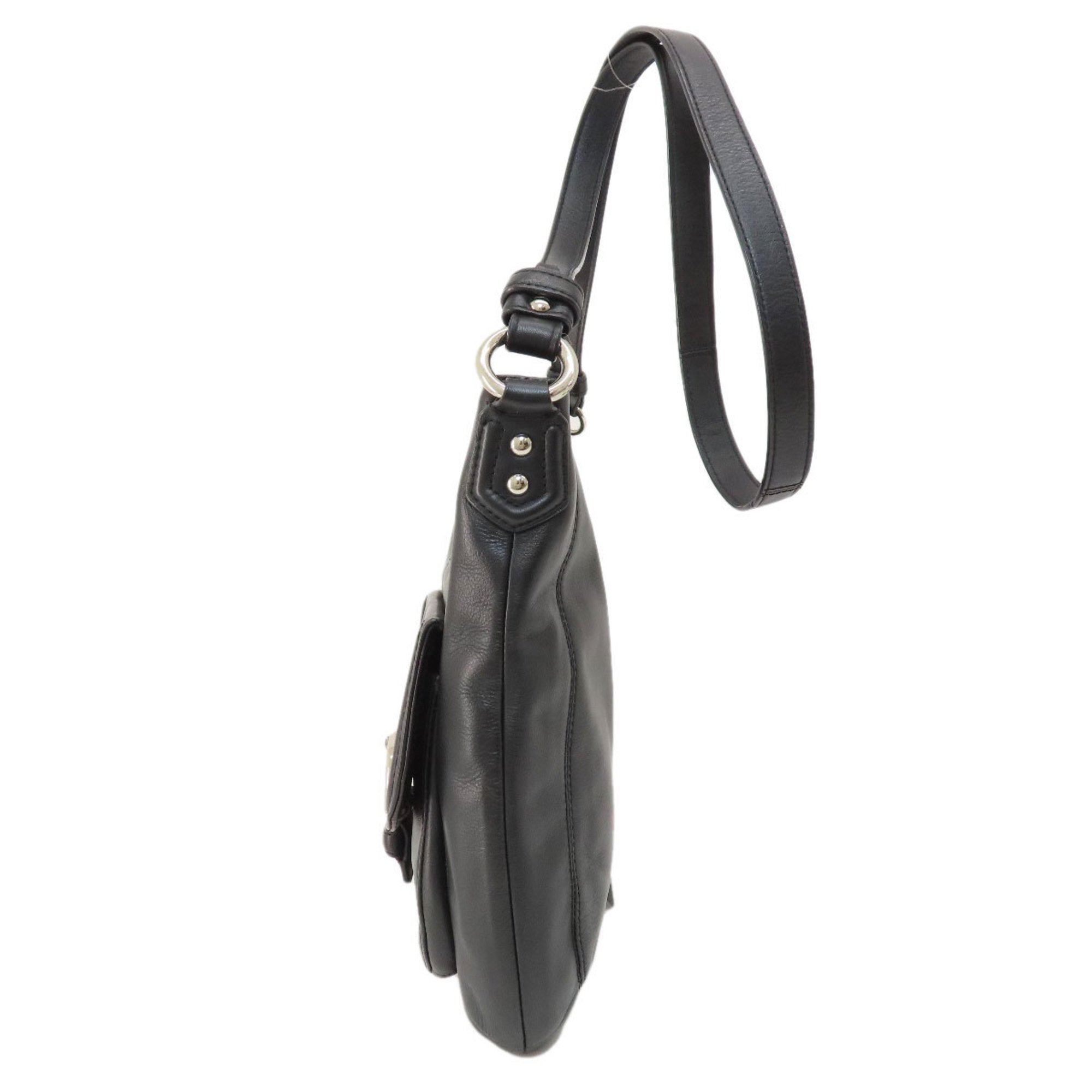 Coach F24685 Long Shoulder Bag Leather Women's