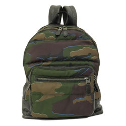 Coach F31319 Camouflage Backpack/Daypack Nylon Material Leather Men's Women's