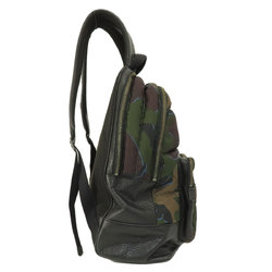 Coach F31319 Camouflage Backpack/Daypack Nylon Material Leather Men's Women's