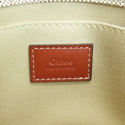 Chloé Chloe Woody Small Handbag Canvas Women's
