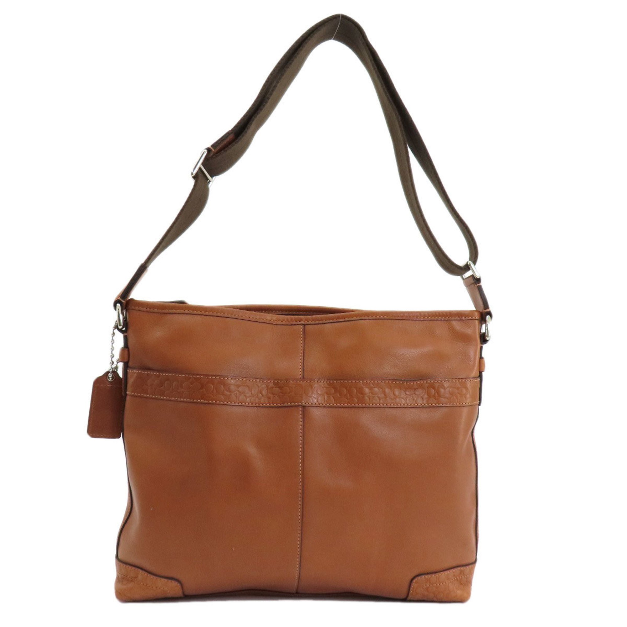 Coach F70456 Signature Handbag Leather Women's