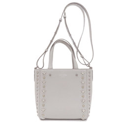 Jimmy Choo Pegasi Studded Handbag Leather Women's