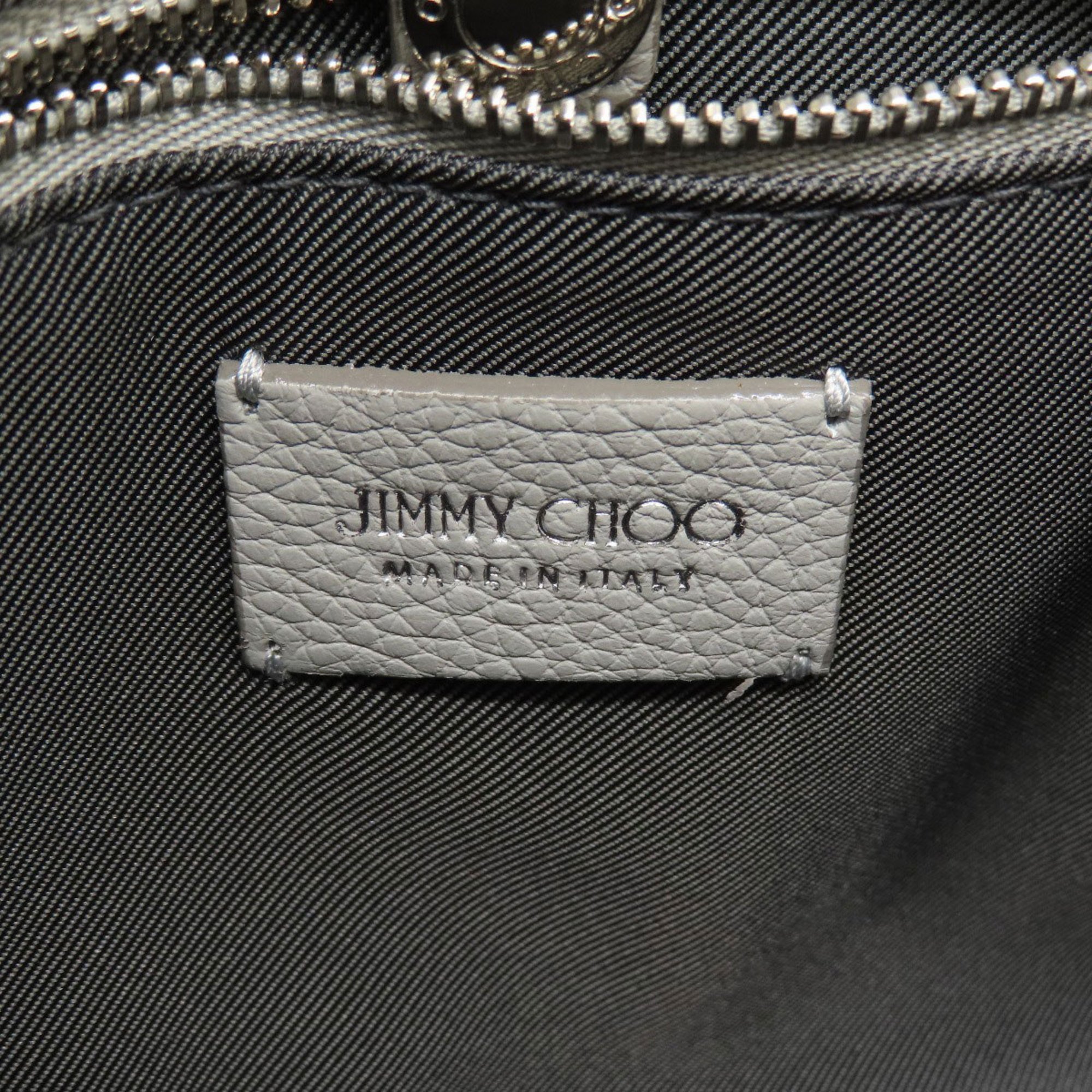 Jimmy Choo Pegasi Studded Handbag Leather Women's