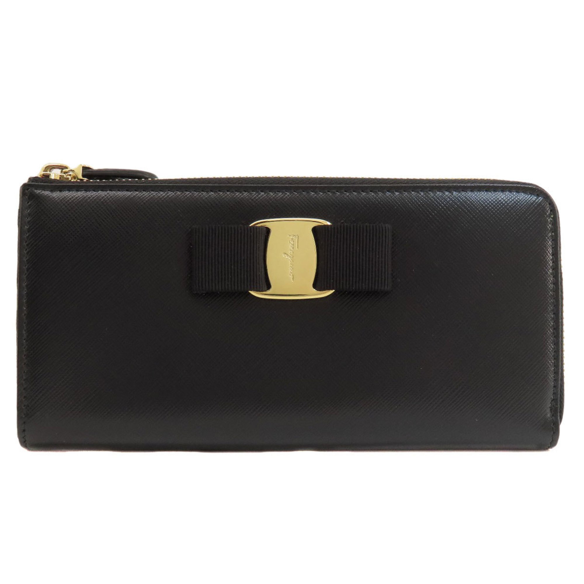 Salvatore Ferragamo Vara L-shaped long wallet leather ladies