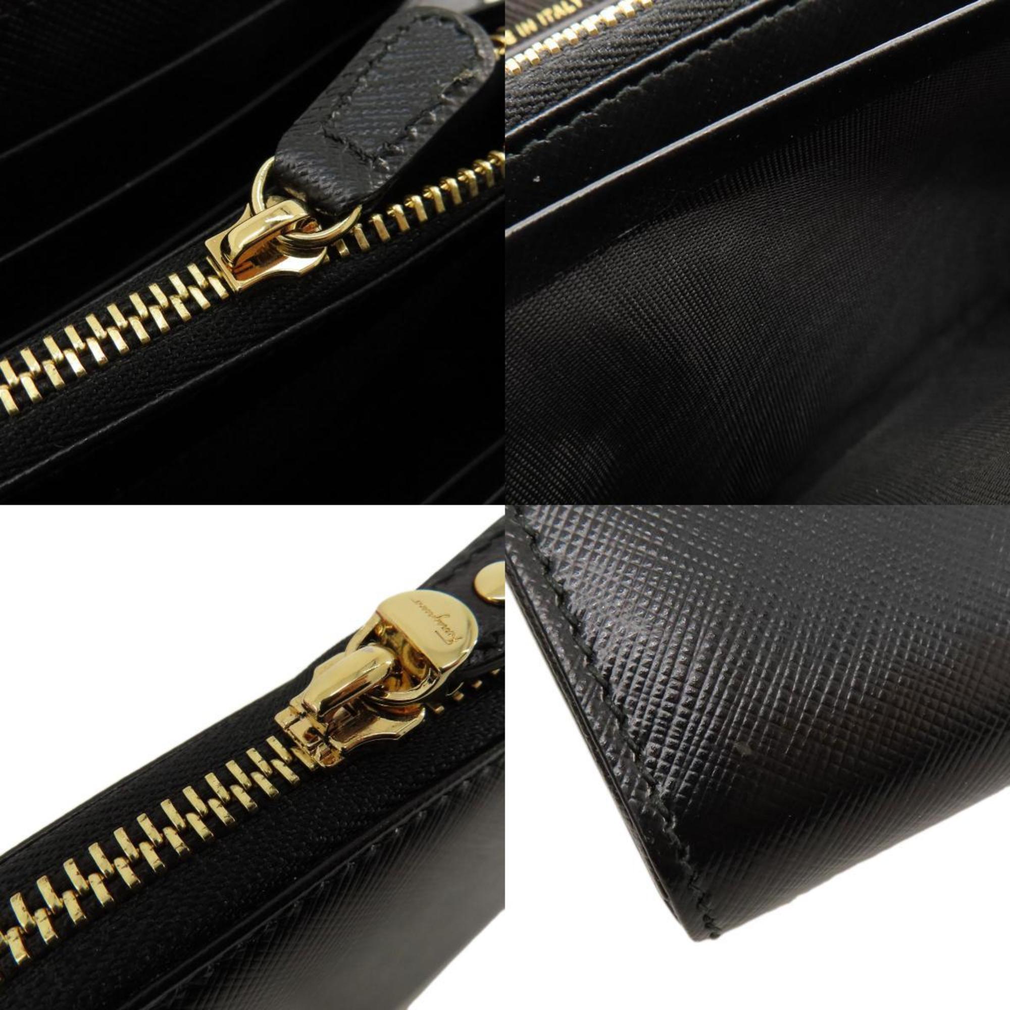 Salvatore Ferragamo Vara L-shaped long wallet leather ladies