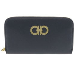 Salvatore Ferragamo Gancini long wallet leather ladies