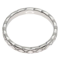 Chanel Coco Crush Matelasse 5P Diamond #54 Ring Platinum PT950 Women's