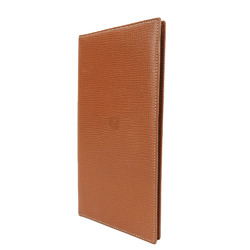 LOEWE Wallet Leather Brown Business Card Holder/Card Case Women's