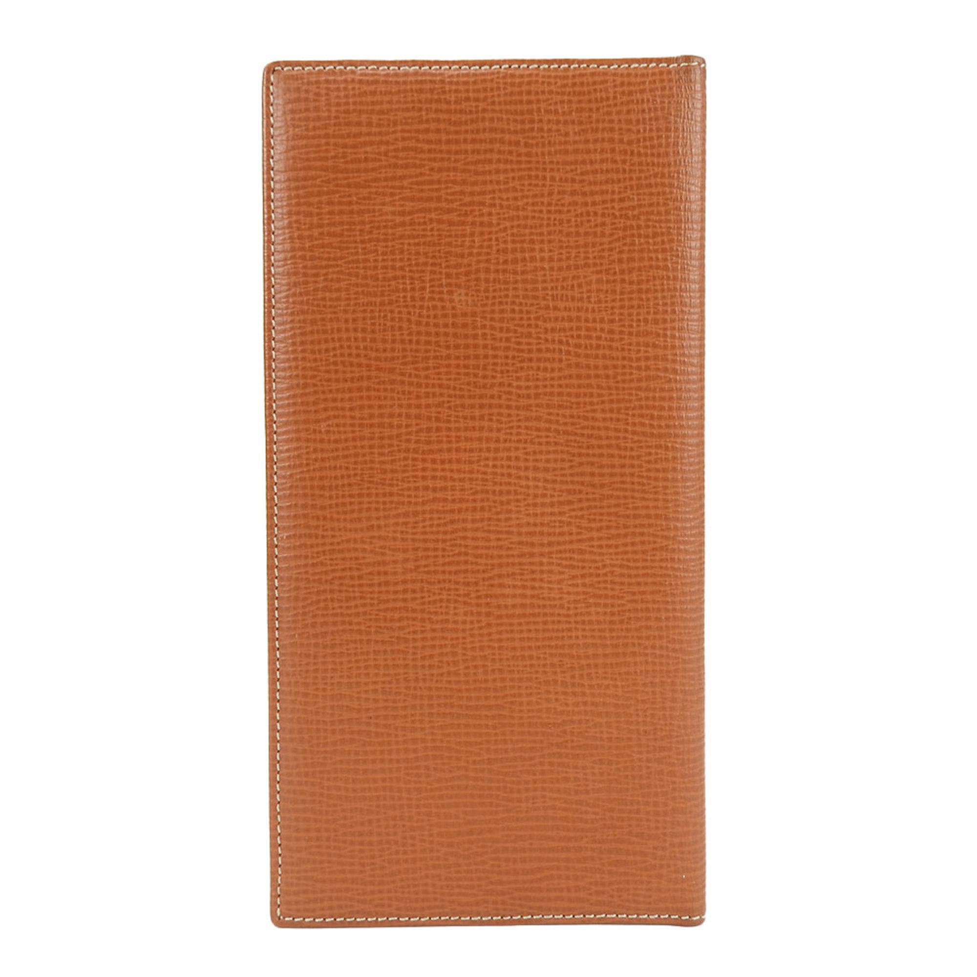 LOEWE Wallet Leather Brown Business Card Holder/Card Case Women's