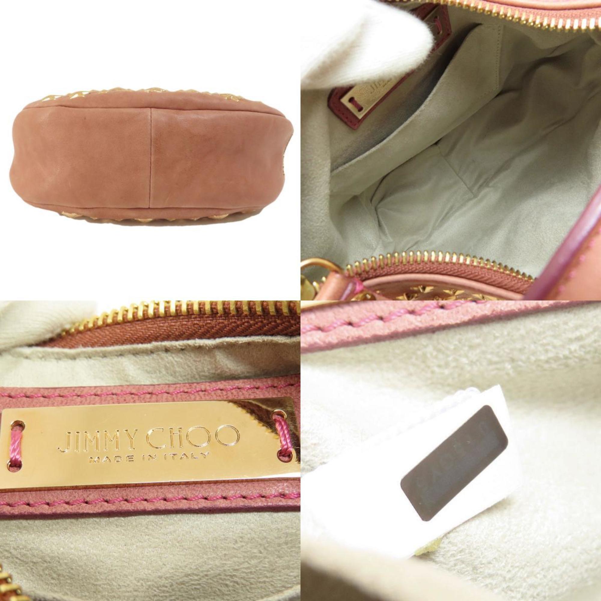 Jimmy Choo Stella Star Motif Handbag Leather Women's