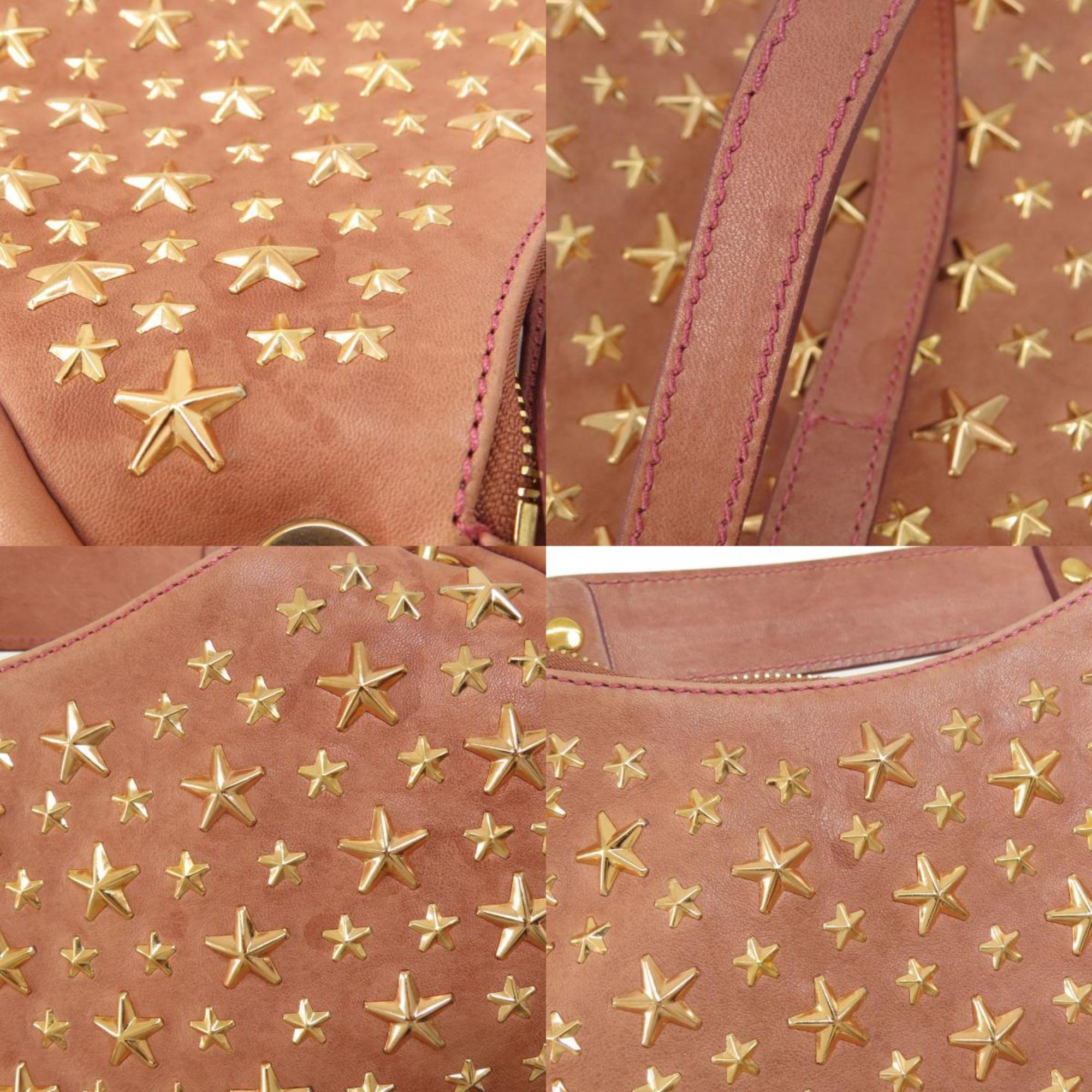 Jimmy Choo Stella Star Motif Handbag Leather Women's