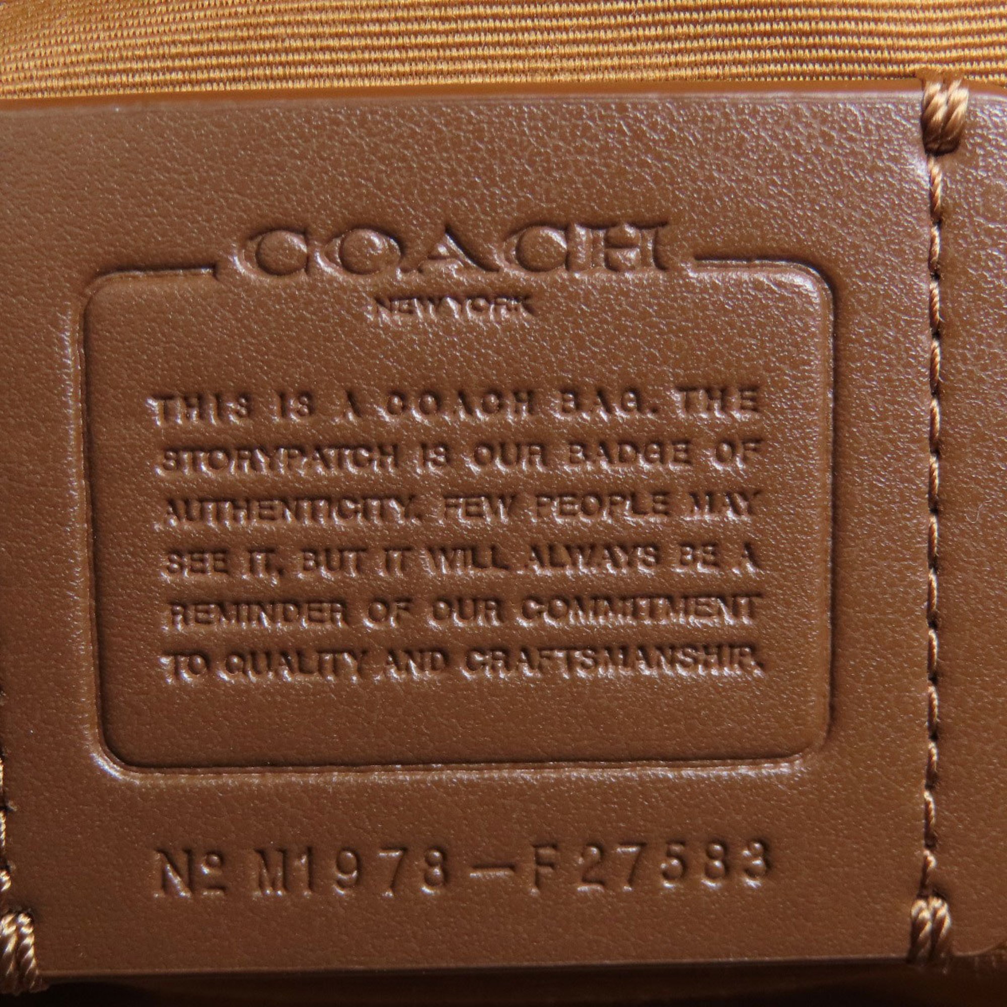 Coach F27583 Signature Handbag for Women