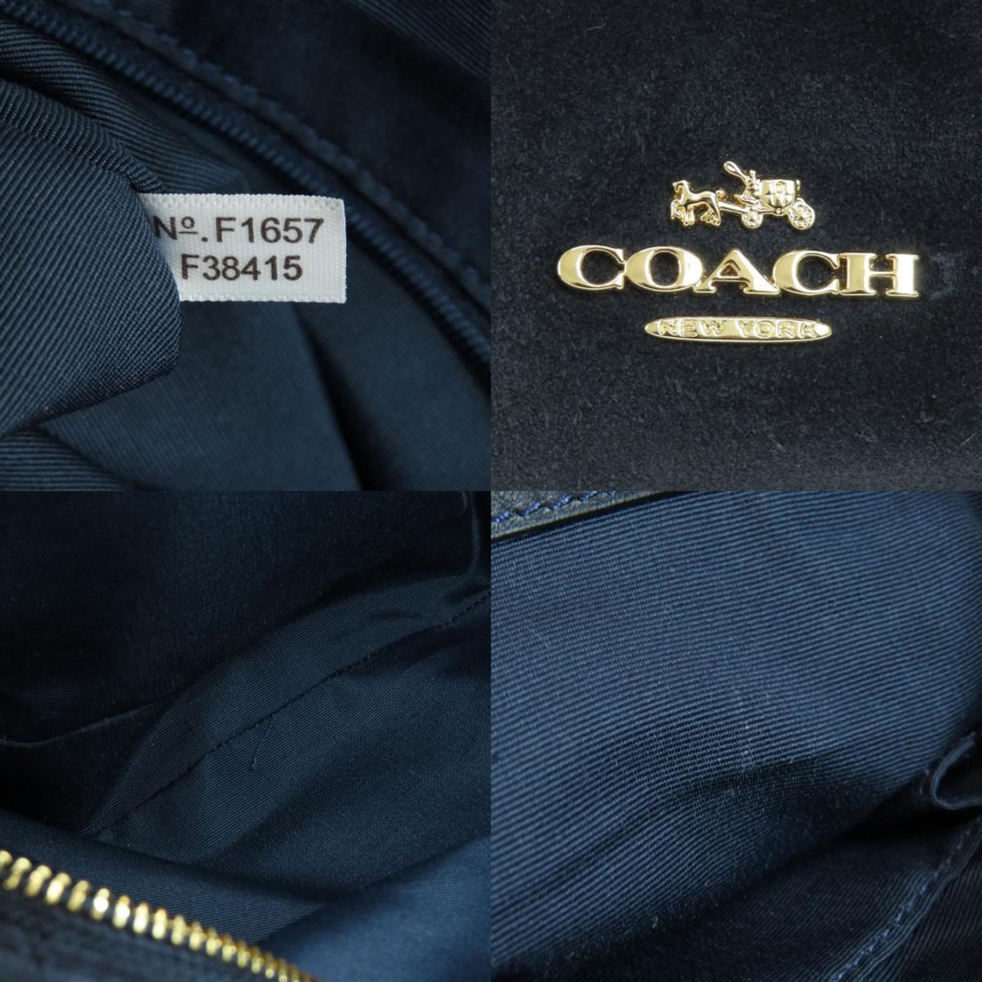 Coach F38415 Tote Bag Leather Women's