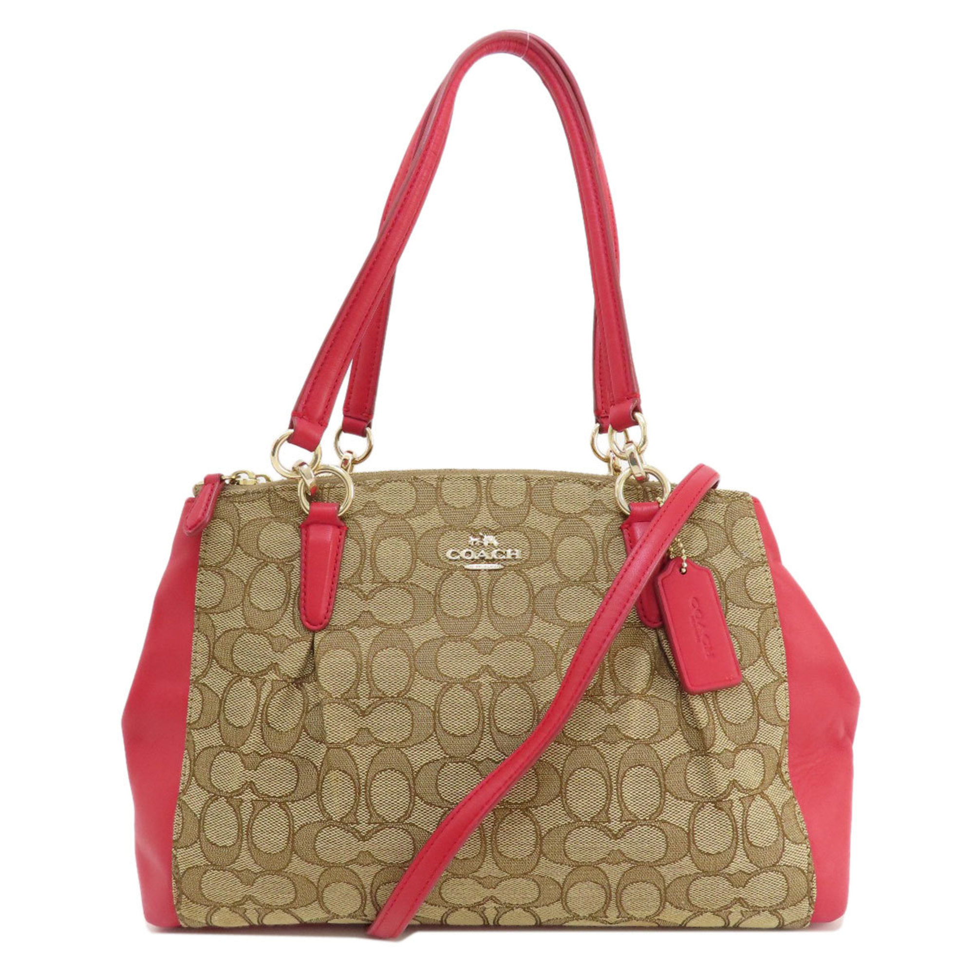 Coach F36607 Handbag Canvas Women's