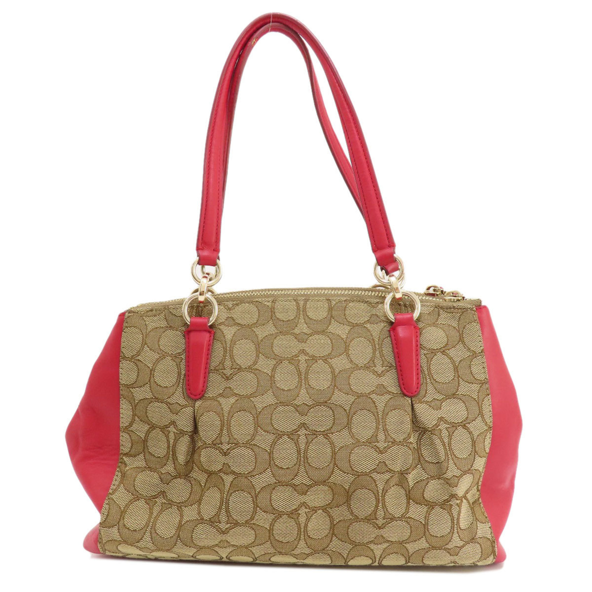 Coach F36607 Handbag Canvas Women's