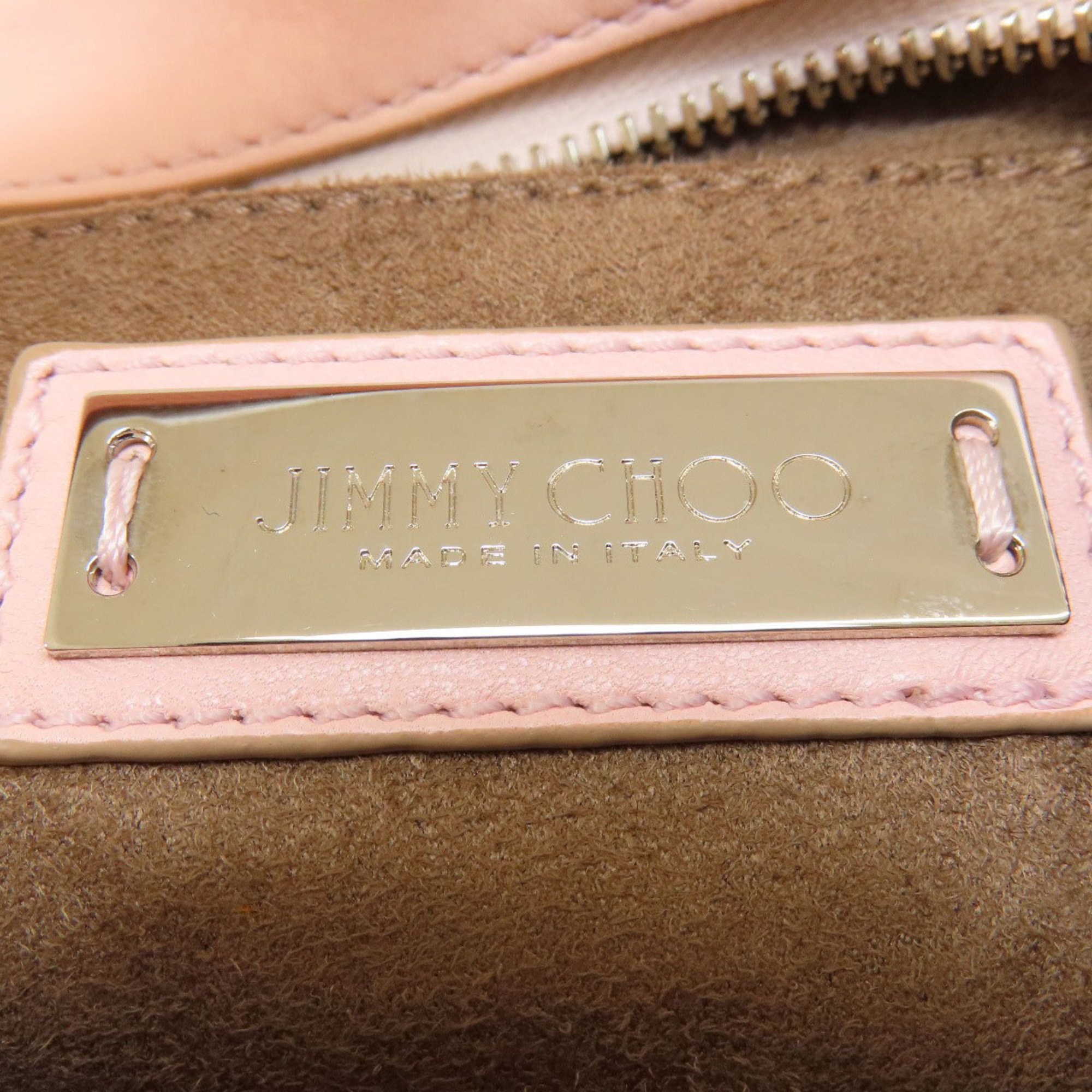 Jimmy Choo Star Motif Handbag Leather Women's