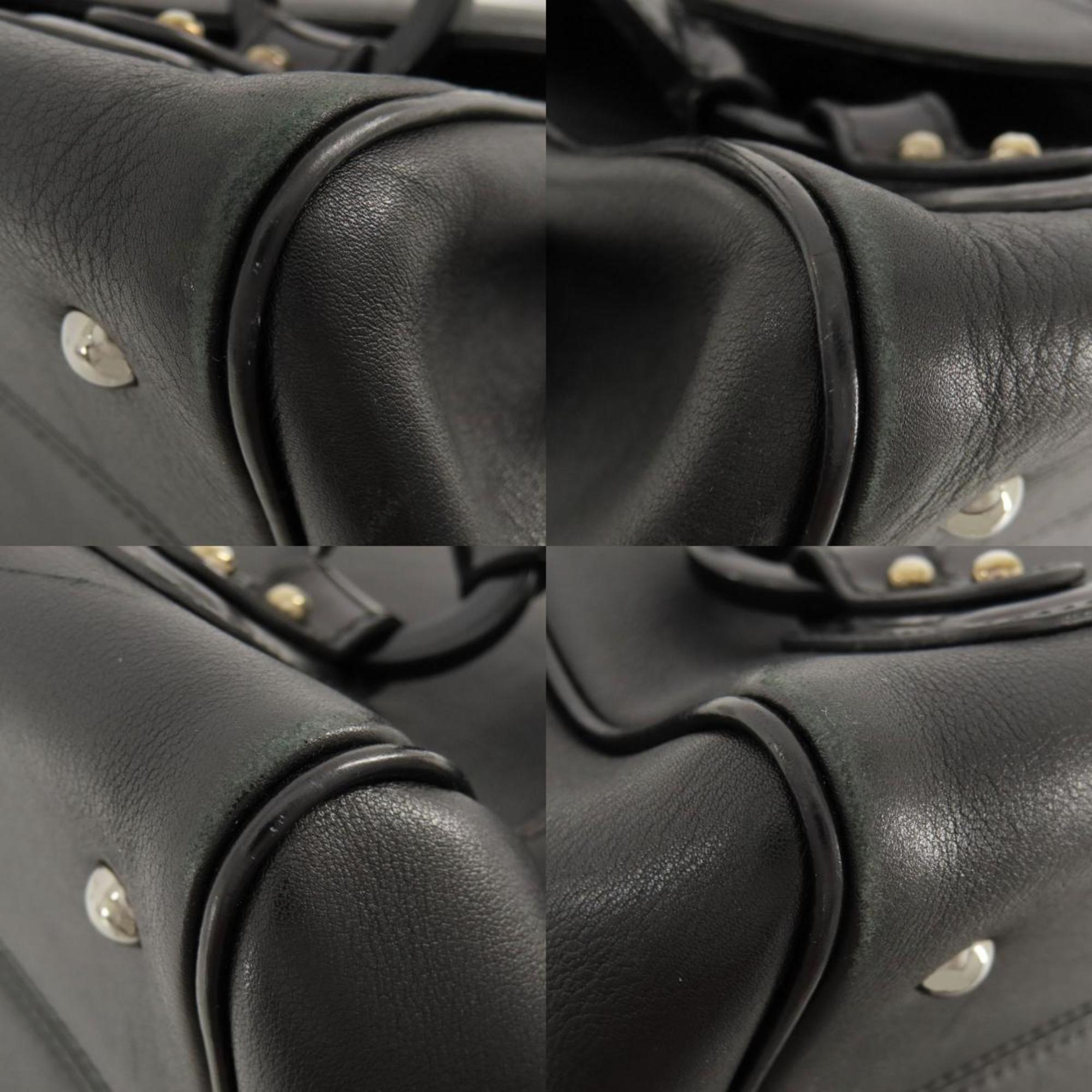 Salvatore Ferragamo Gancini motif handbag leather ladies