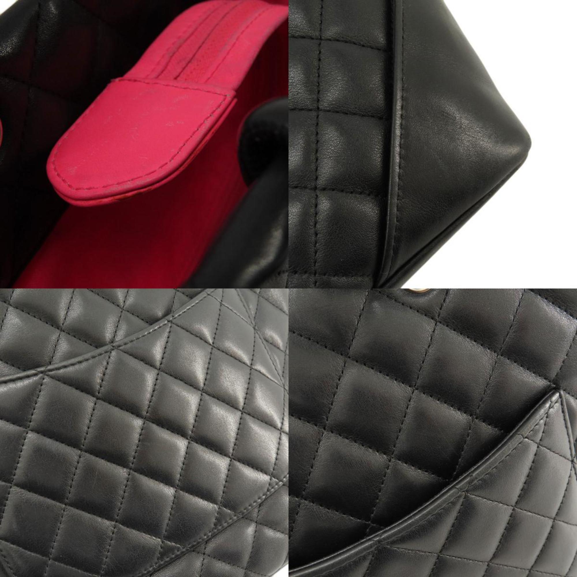 Chanel A25166 Cambon Line Small Handbag Calfskin Women's