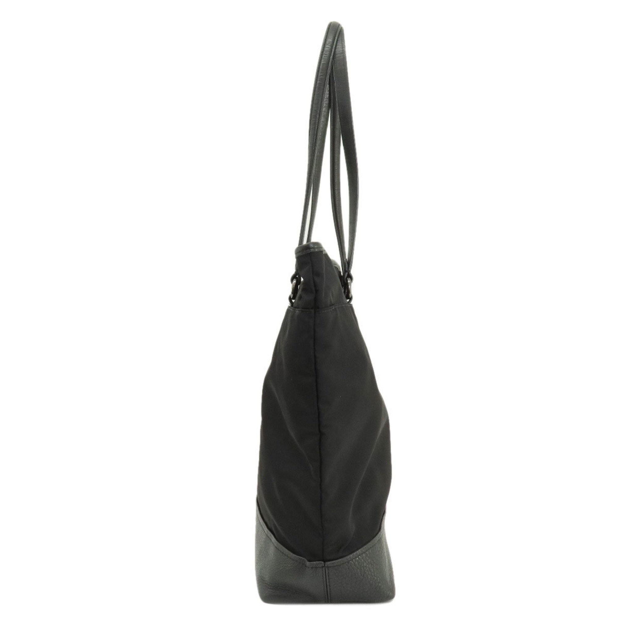 Coach F57903 Metal Tote Bag Nylon Leather Women's