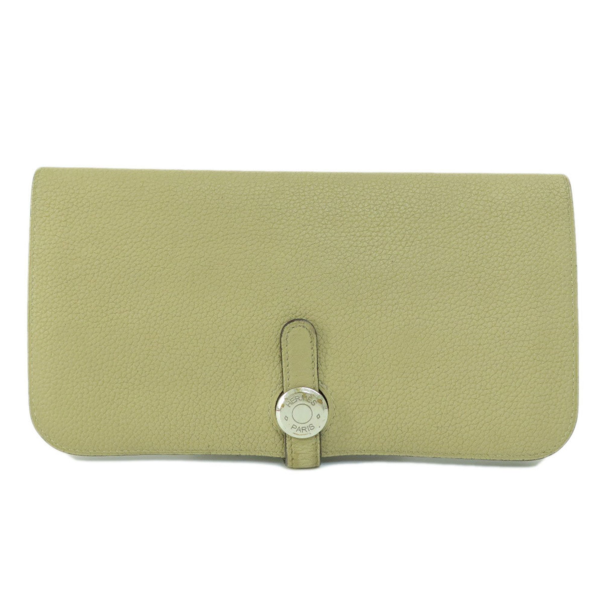 Hermes Dogon Long Trench Wallet Togo Women's