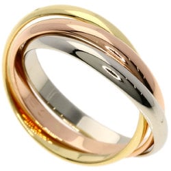 Cartier Trinity SM #51 Ring, K18 Yellow Gold, K18WG, K18PG, Women's