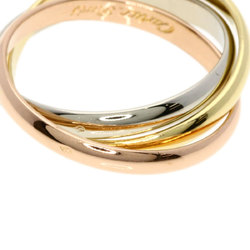 Cartier Trinity SM #51 Ring, K18 Yellow Gold, K18WG, K18PG, Women's