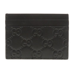 Gucci 233166 GG Shima Business Card Holder/Card Case in Calf Leather for Men