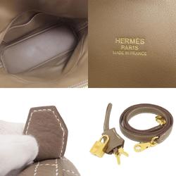 Hermes Bolide 31 Etoupe Handbag Taurillon Women's