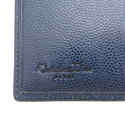 Christian Dior metal fittings bi-fold wallet leather ladies