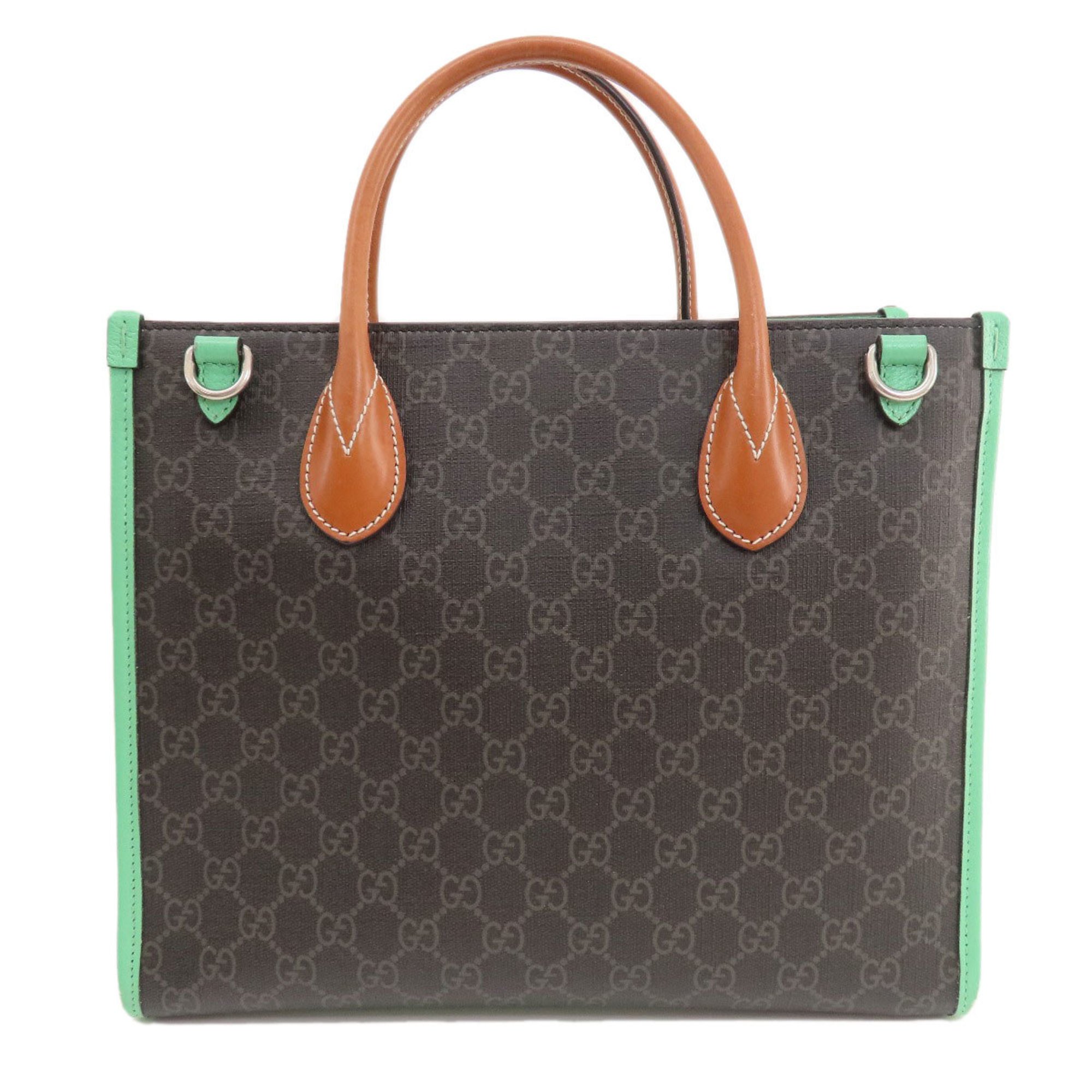 Gucci 680956 LOVE PARADE GUCCI GG Handbag Coated Canvas Women's