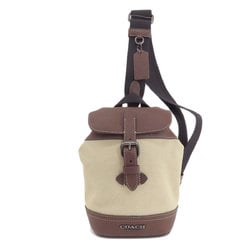 Coach CH074 Padson Small Body Bag Canvas Leather Women's