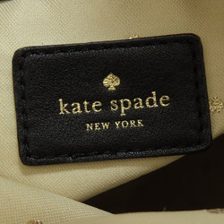 Kate Spade Basket Bag Flower Motif Handbag Raffia Women's