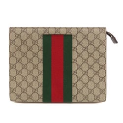 Gucci 475316 GG Supreme Sherry Line Clutch Bag for Women