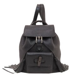Gucci 387149 Bamboo Backpack/Daypack Leather Women's