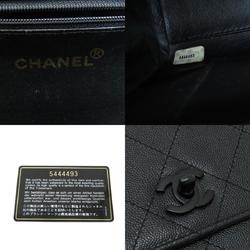 Chanel Coco Mark Handbag Caviar Skin Ladies