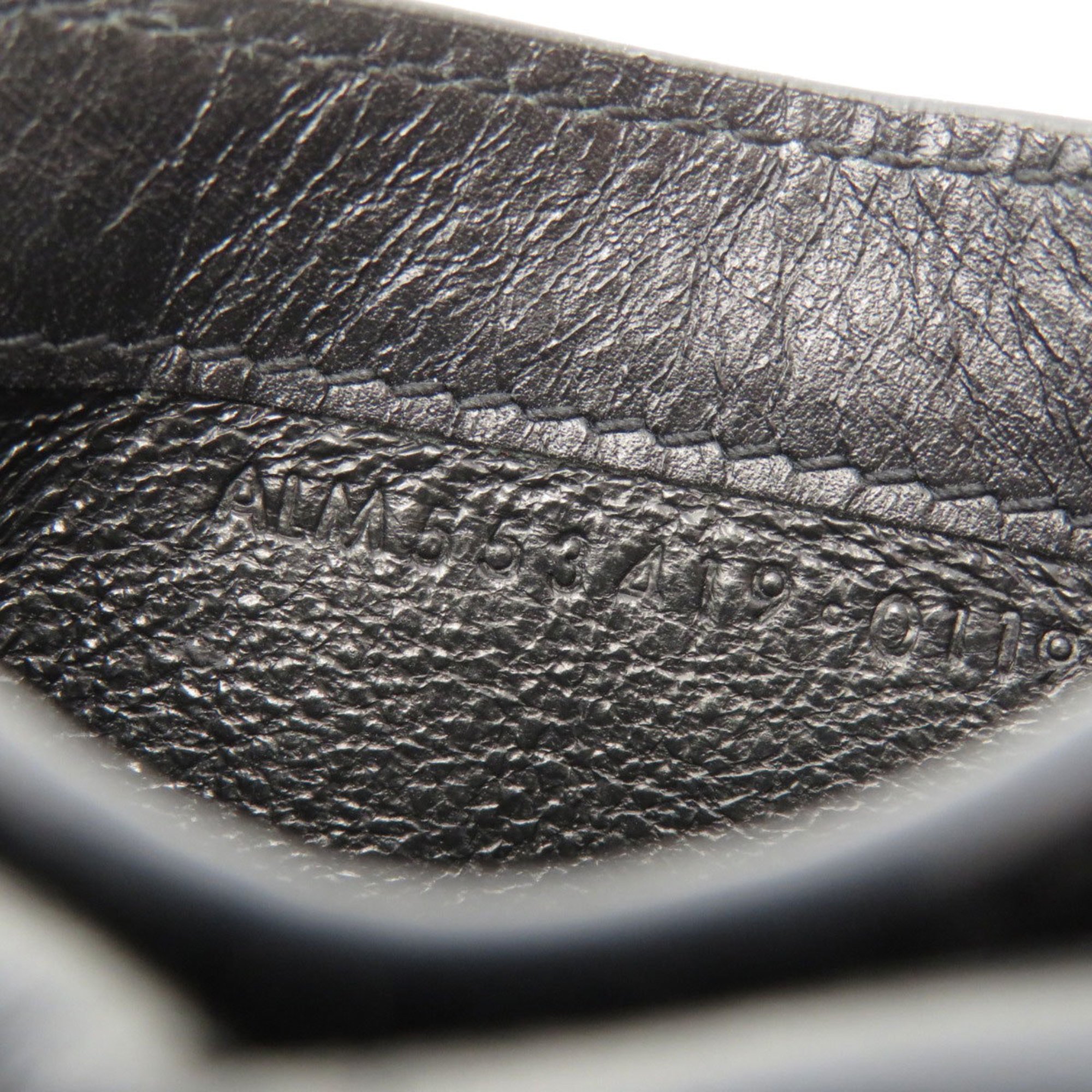 Saint Laurent motif wallet/coin case in calf leather for women
