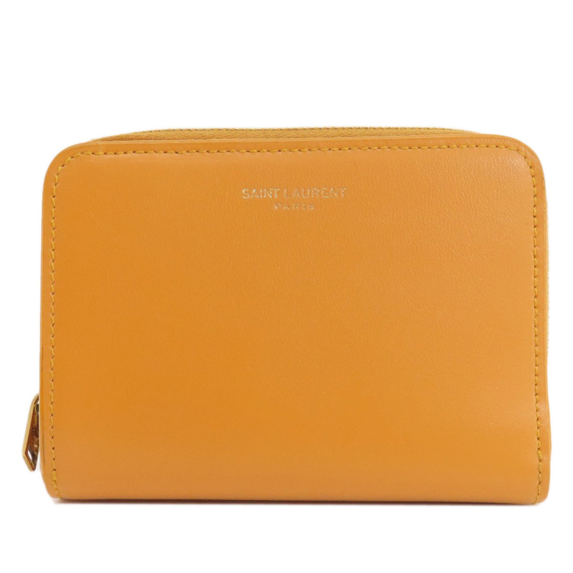 Saint Laurent Bi-fold Wallet Leather Women's