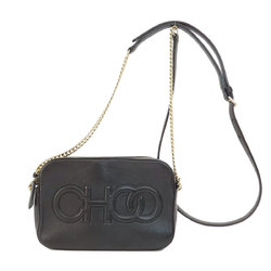 Jimmy Choo Chain Shoulder Bag Leather Women's