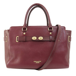 Coach F35689 Tote Bag Leather Women's