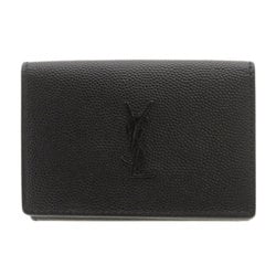 Saint Laurent motif bi-fold wallet in calf leather for women