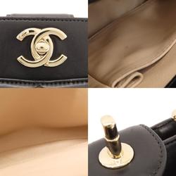 Chanel Coco Mark Handbag Lambskin Women's